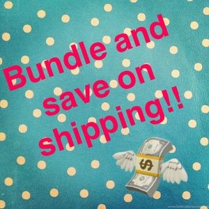 Make a bundle and save on shipping!!